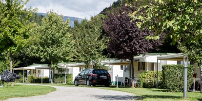 Luxuscamping - Südtirol - Meran - Mobilheime auf Camping Gloria Vallis