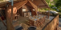 Luxuscamping - Novigrad - Fläche: 35 m² - Lanterna Premium Camping Resort - Valamar Safari-Zelte auf Lanterna Premium Camping Resort
