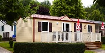 Luxuscamping - Preisniveau: moderat - PLZ 54636 (Deutschland) - Prümtal-Camping Oberweis Mobilheime 6 P auf Prümtal-Camping Oberweis