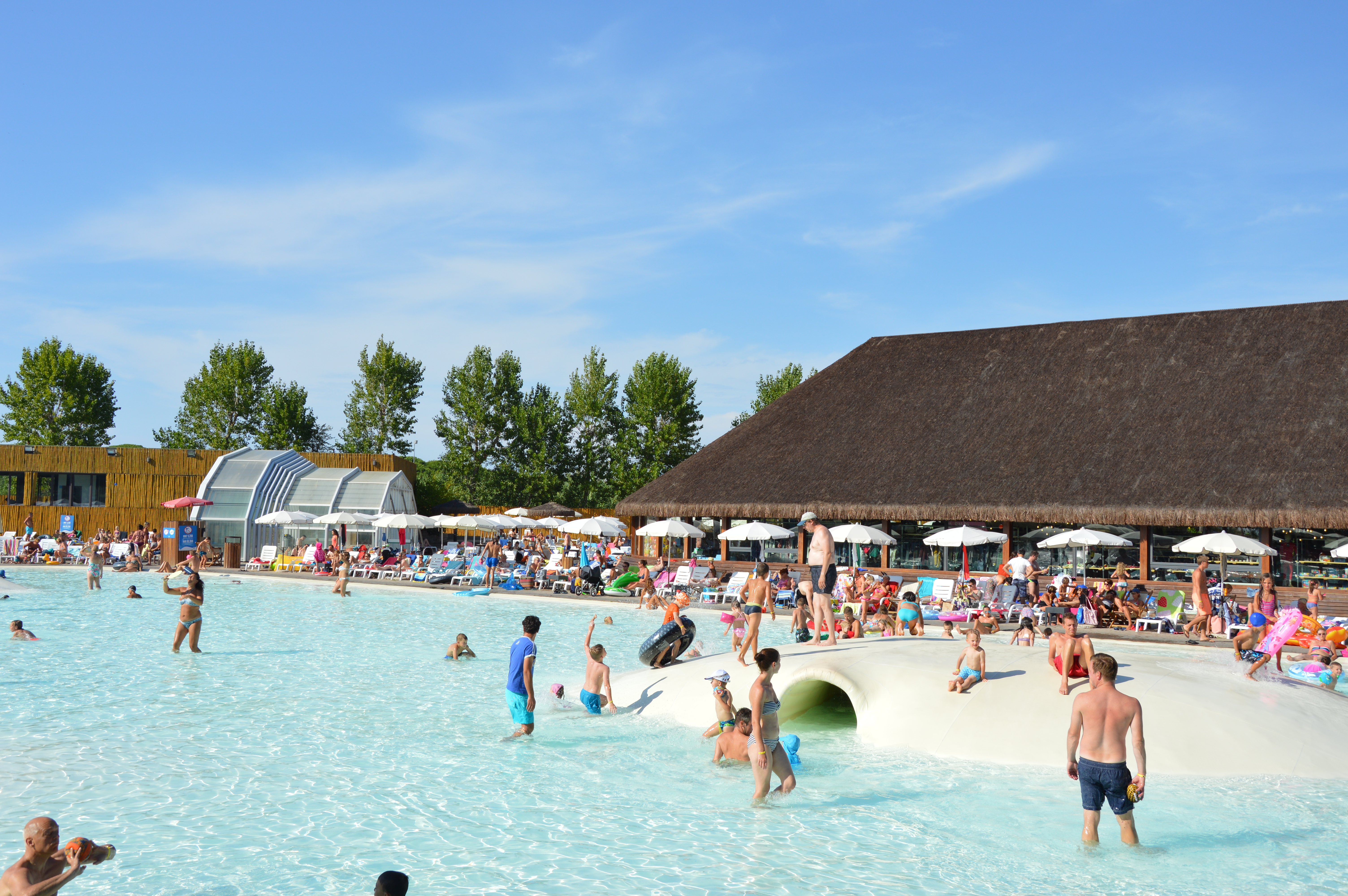 Camping de lujo - TV - Italia - Park Albatros Village - Gebetsroither Luxusmobilheim von Gebetsroither am Park Albatros Village