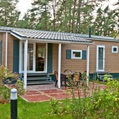 Luxuscamping: Mobilheim am Camping- und Ferienpark Havelberge