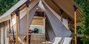Luxuscamping - PLZ 1845 (Schweiz) - Mobilhome-Zelt - Mobilheime-Zelt oder Pod auf Camping Les Grangettes