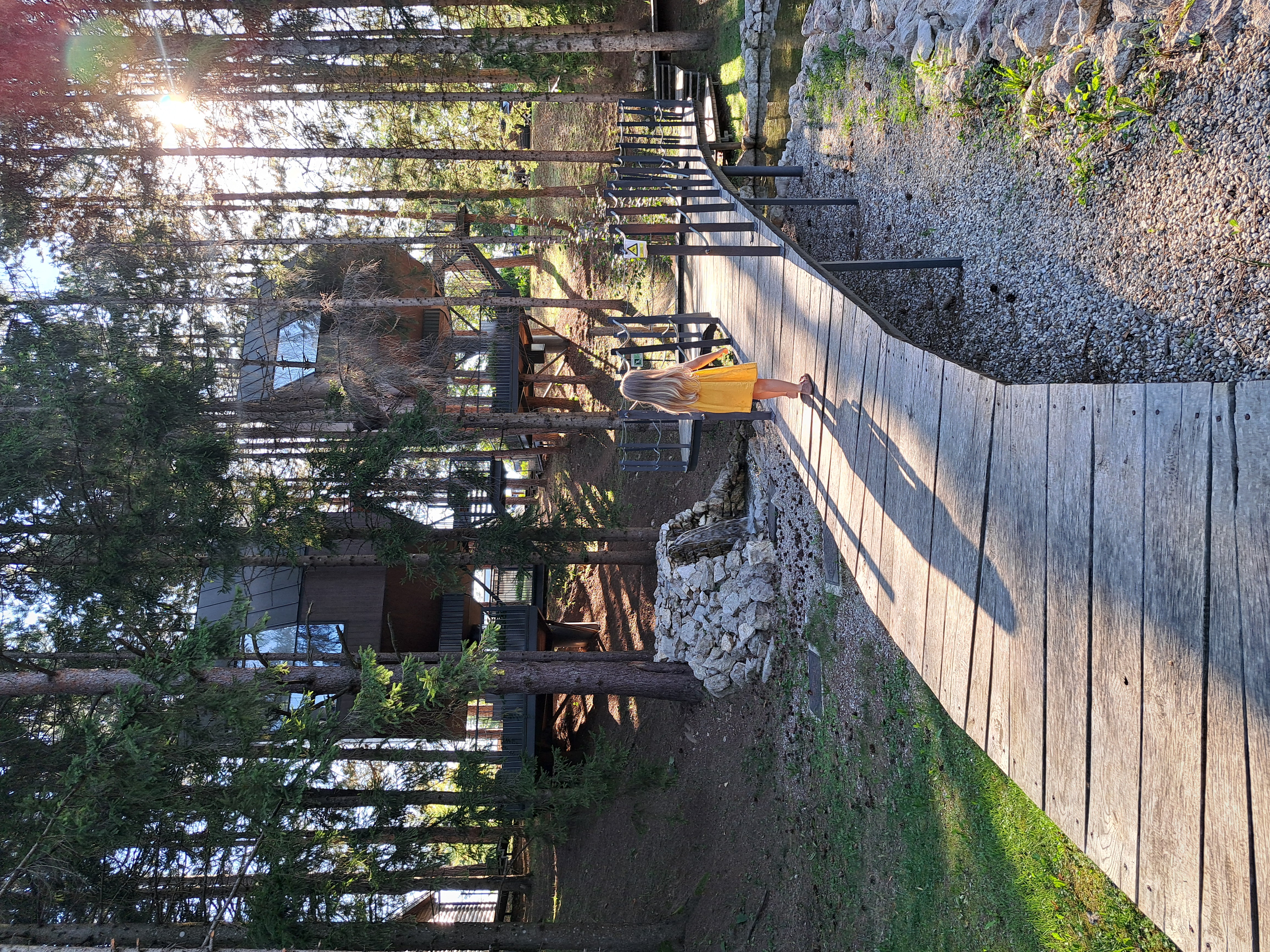 Glampingunterkunft: Holzhaus