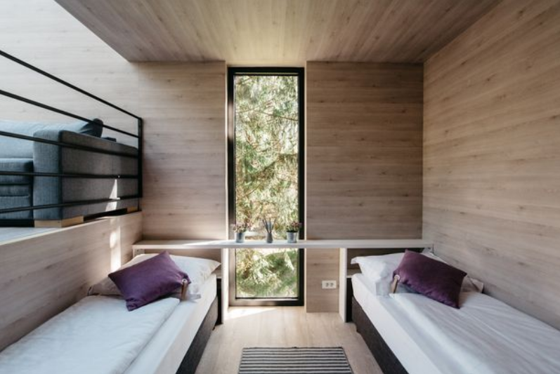 Glampingunterkunft: Doppelzimmer - Holzhaus