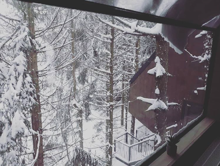 Glampingunterkunft: Holzhaus - Holzhaus