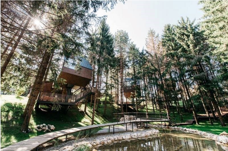 Glampingunterkunft: Holzhaus - Holzhaus auf Plitvice Holiday Resort