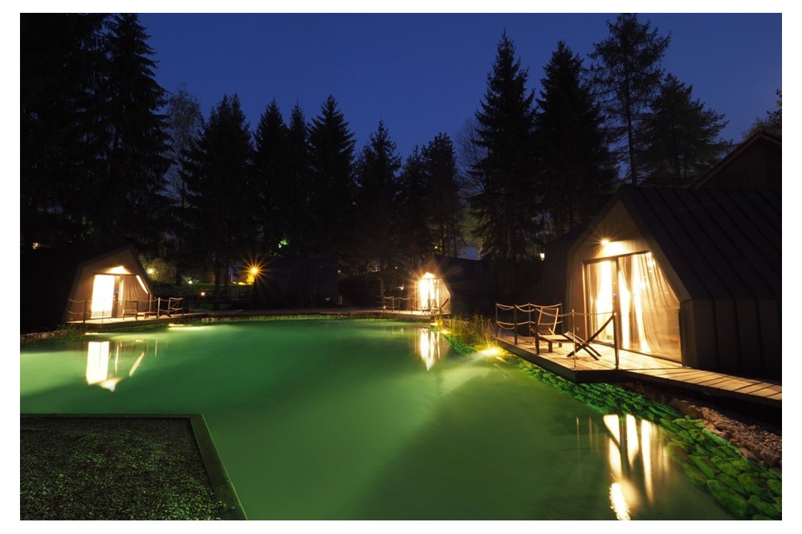 Glampingunterkunft: Haus am See - Haus am See auf Plitvice Holiday Resort