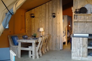 Glampingunterkunft: Komfort Safarizelte mit Privatbad am Campingpark Bad Liebenzell