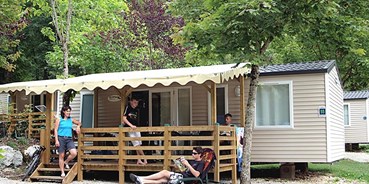 Luxuscamping - Franche-Comté - Mobilheime Family auf Domaine de Chalain