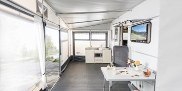 Luxuscamping - Nordseeküste - Mietwohnwagen am Kransburger See