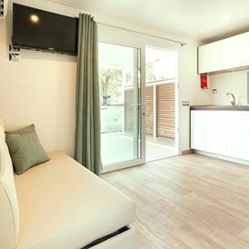 Glampingunterkunft: Naturist Premium Suite auf dem FKK Campingplatz Solaris