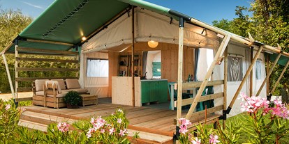 Luxuscamping - Premium Three Bedroom Glampingzelt auf dem Boutique Campingplatz Santa Marina