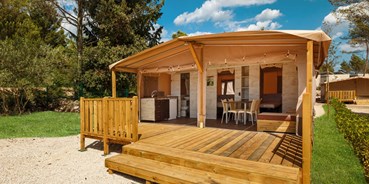 Luxuscamping - Novigrad - Premium Two Bedroom Glamping Tent auf dem Boutique Campingplatz Santa Marina