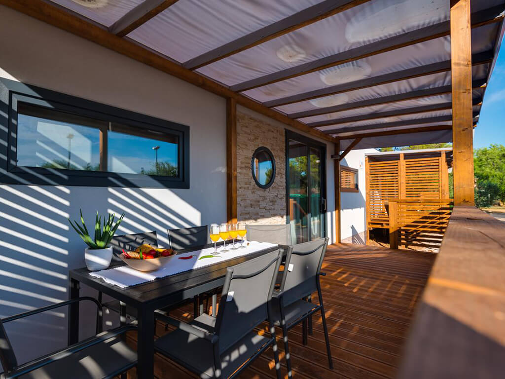 Luxuscamping - Šibenik - Campingplatz Imperial Vodice - Meinmobilheim Vodice Parkview auf dem Campingplatz Imperial Vodice