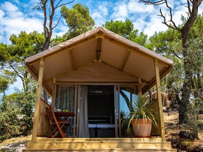 Luxury camping - Mini Lodge auf dem Arena One 99 Glamping
