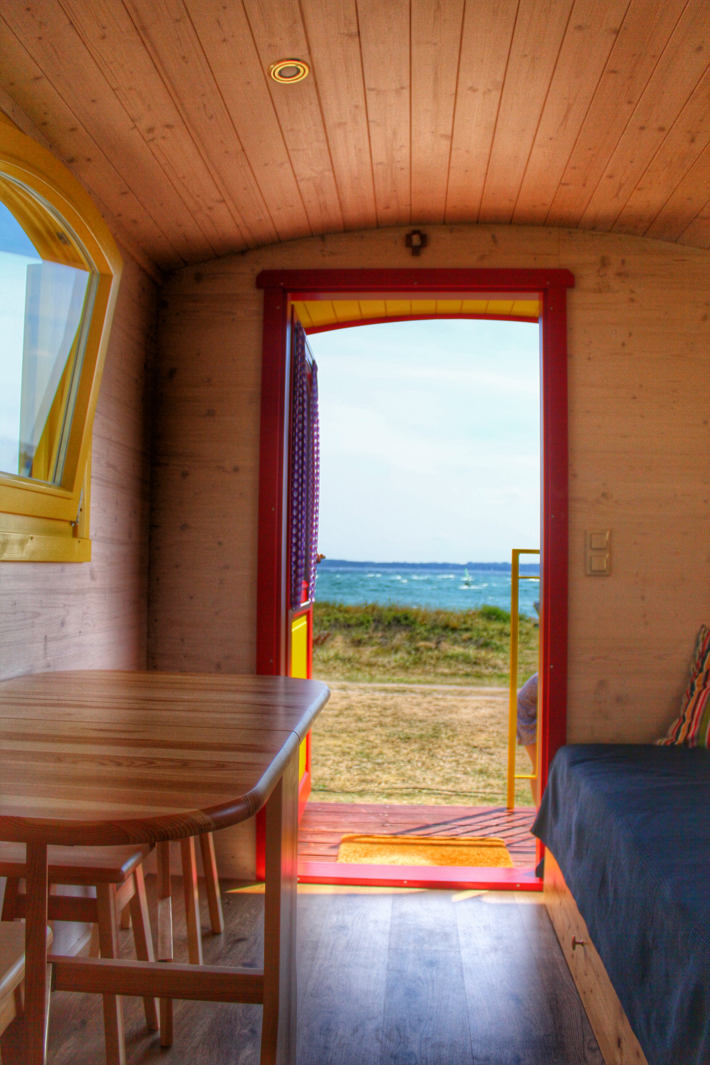 Luxury camping - Ostsee - Camp Langholz Zirkuswagen auf Camp Langholz