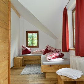 Glampingunterkunft: Kinderschlafzimmer - Ferienhaus - Ferienhaus Premium am Seecamping Berghof