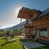 Luxuscamping: Ferienhaus Deluxe mit Garten - Ferienhaus Deluxe am Seecamping Berghof